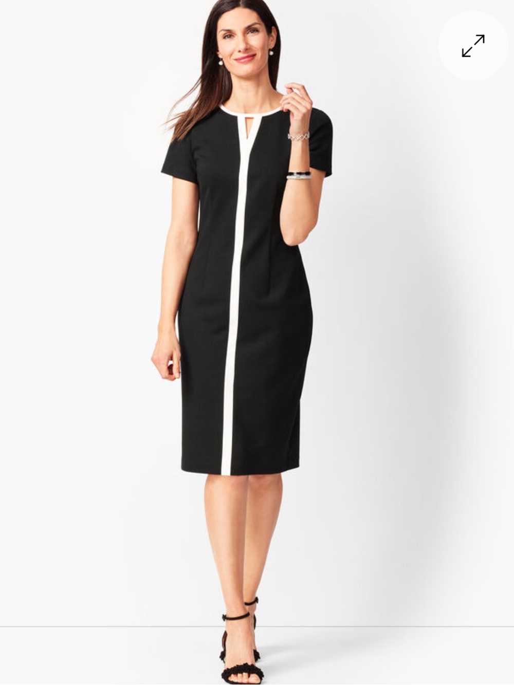 Talbots REFINED PONTE SHEATH DRESS